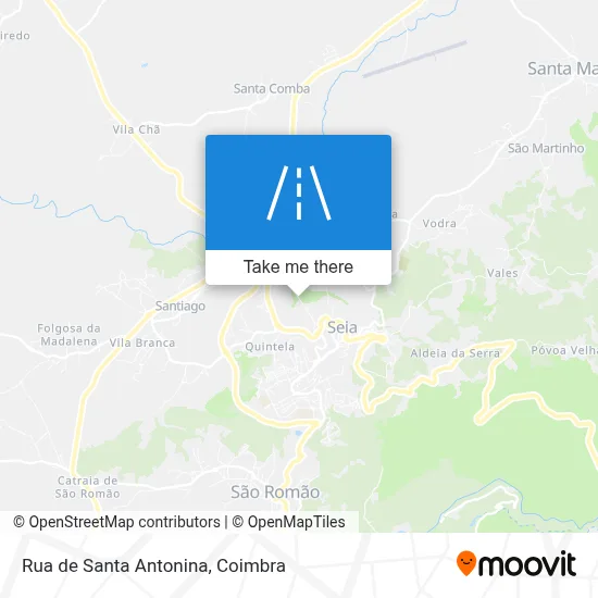 Rua de Santa Antonina map
