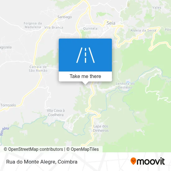Rua do Monte Alegre map