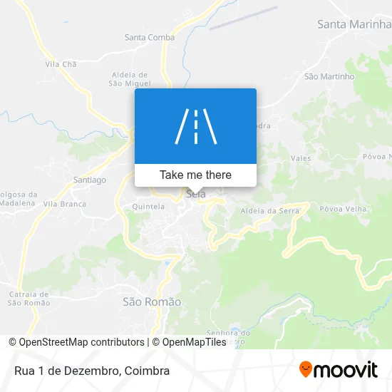 Rua 1 de Dezembro map