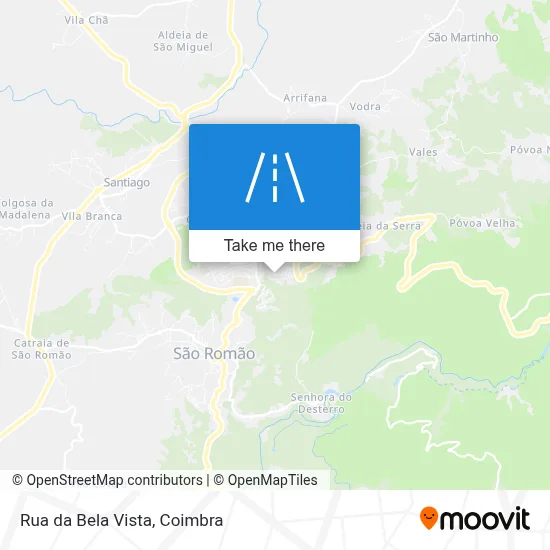 Rua da Bela Vista map
