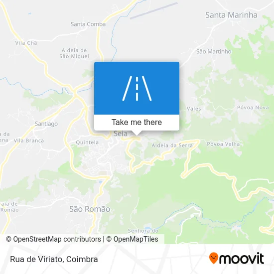 Rua de Viriato map