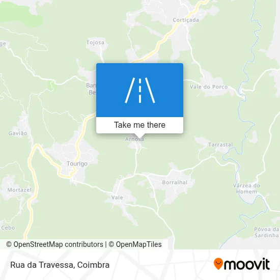 Rua da Travessa map