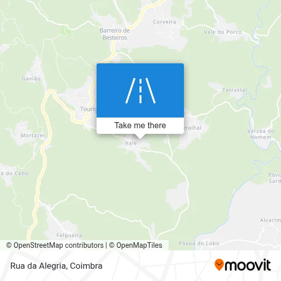 Rua da Alegria map