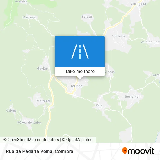 Rua da Padaria Velha map