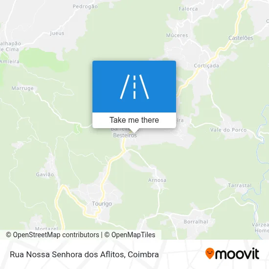 Rua Nossa Senhora dos Aflitos map