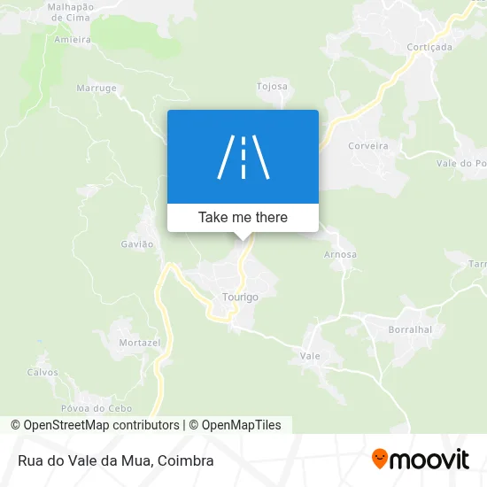Rua do Vale da Mua map