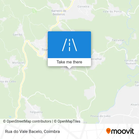 Rua do Vale Bacelo map