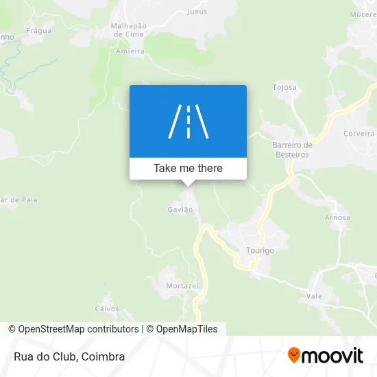 Rua do Club map
