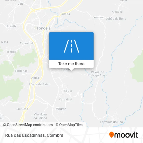 Rua das Escadinhas map