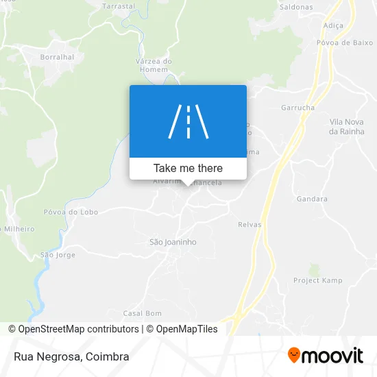 Rua Negrosa map