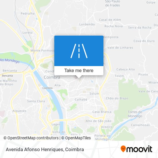 Avenida Afonso Henriques map