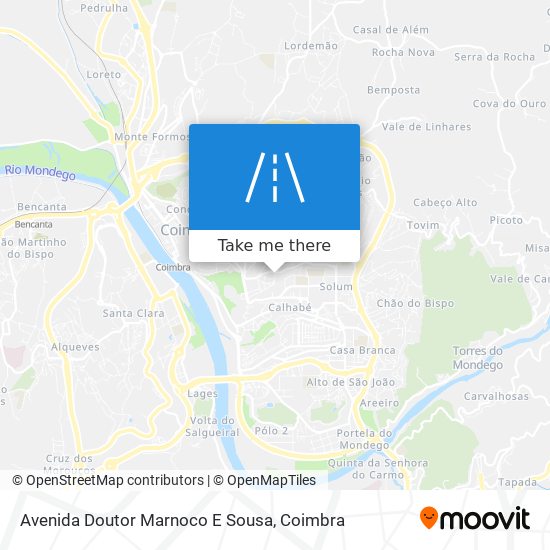 Avenida Doutor Marnoco E Sousa map