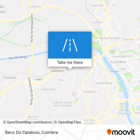 Beco Do Caraboio mapa