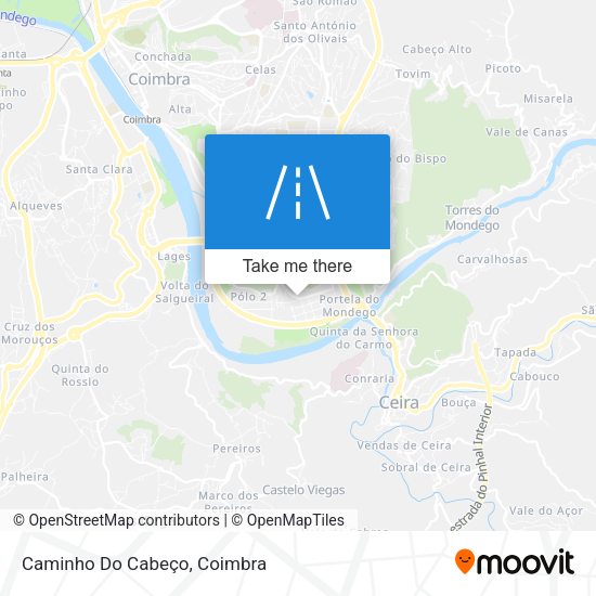Caminho Do Cabeço map