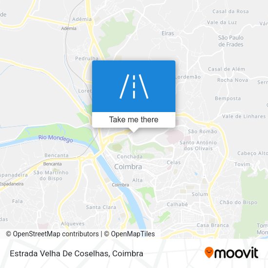 Estrada Velha De Coselhas mapa