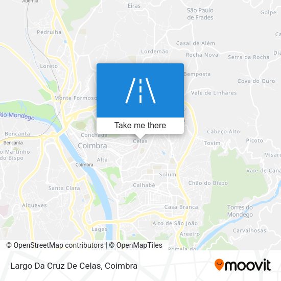Largo Da Cruz De Celas map