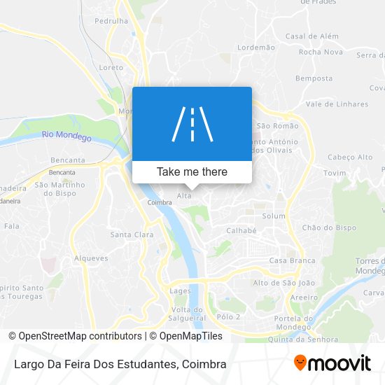 Largo Da Feira Dos Estudantes mapa