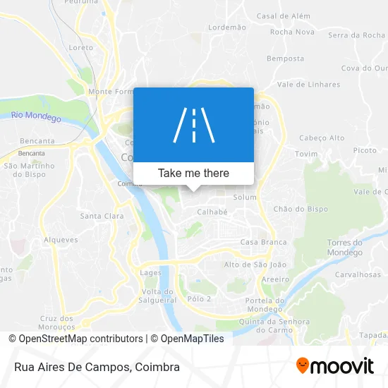 Rua Aires De Campos map