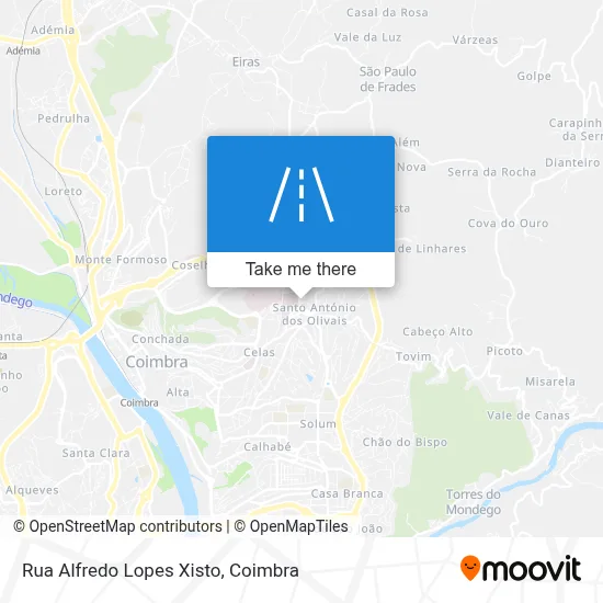 Rua Alfredo Lopes Xisto map