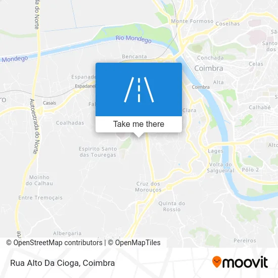 Rua Alto Da Cioga map