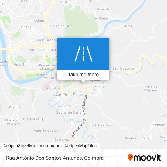 Rua António Dos Santos Antunes map