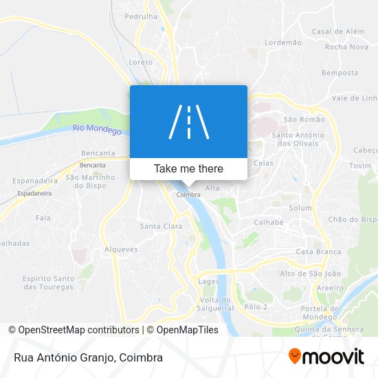 Rua António Granjo map