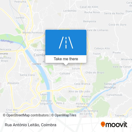 Rua António Leitão map