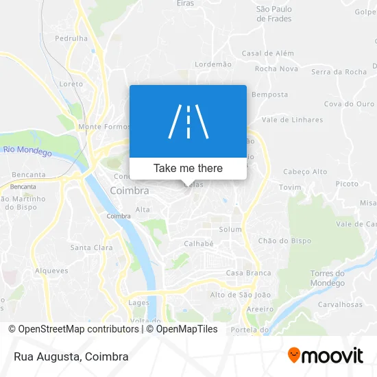 Rua Augusta map