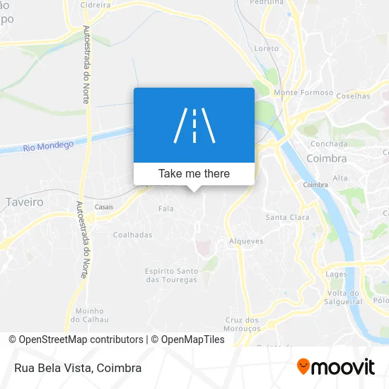 Rua Bela Vista map