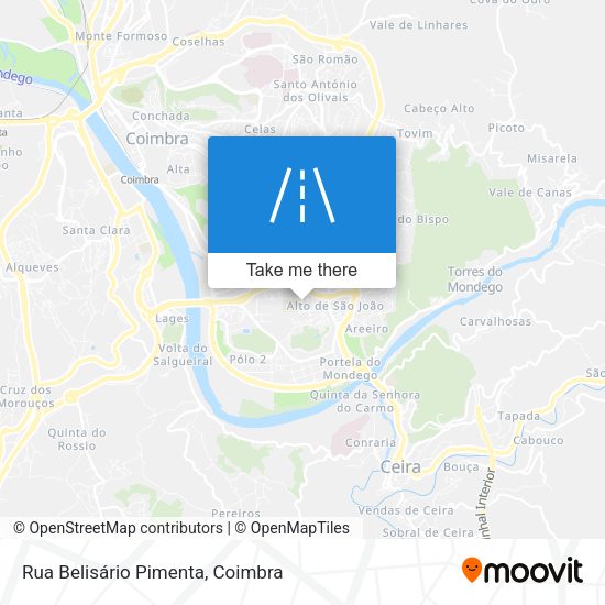 Rua Belisário Pimenta map