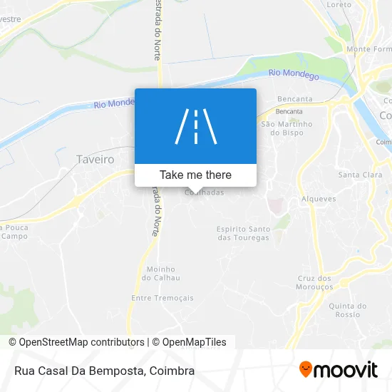 Rua Casal Da Bemposta map