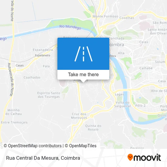 Rua Central Da Mesura map