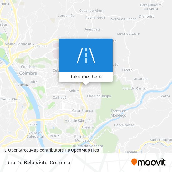 Rua Da Bela Vista mapa