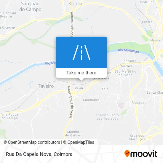 Rua Da Capela Nova map