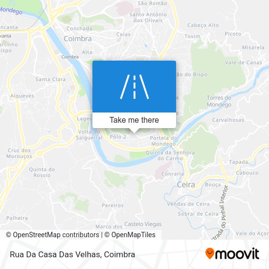 Rua Da Casa Das Velhas map