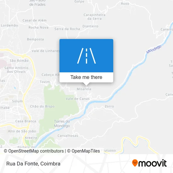 Rua Da Fonte map