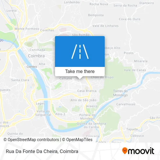 Rua Da Fonte Da Cheira map