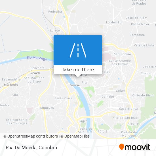 Rua Da Moeda map