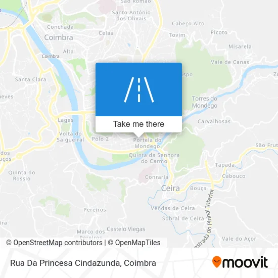 Rua Da Princesa Cindazunda map