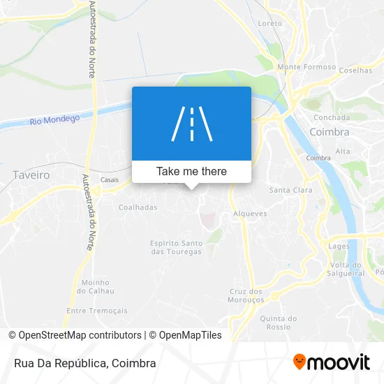 Rua Da República map