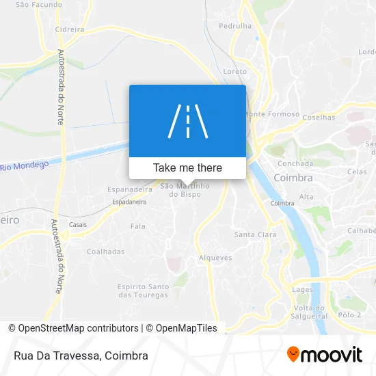 Rua Da Travessa map