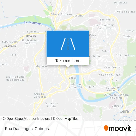 Rua Das Lages map