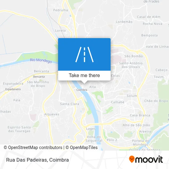 Rua Das Padeiras map