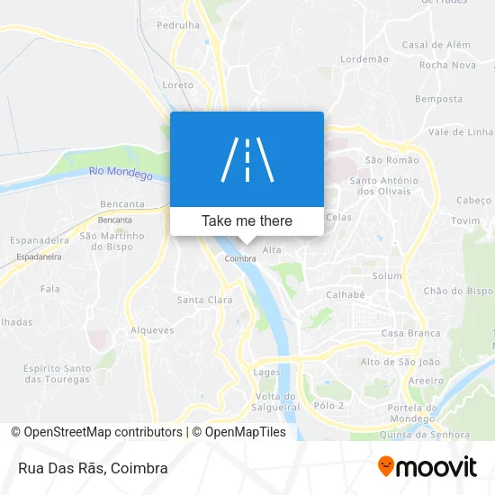 Rua Das Rãs map