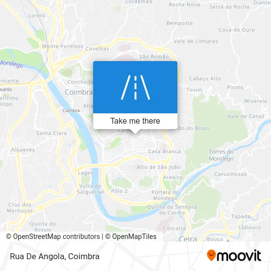 Rua De Angola map