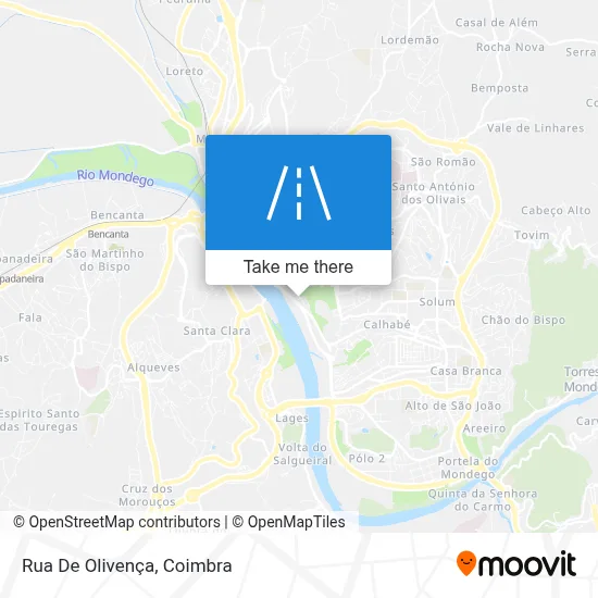 Rua De Olivença map