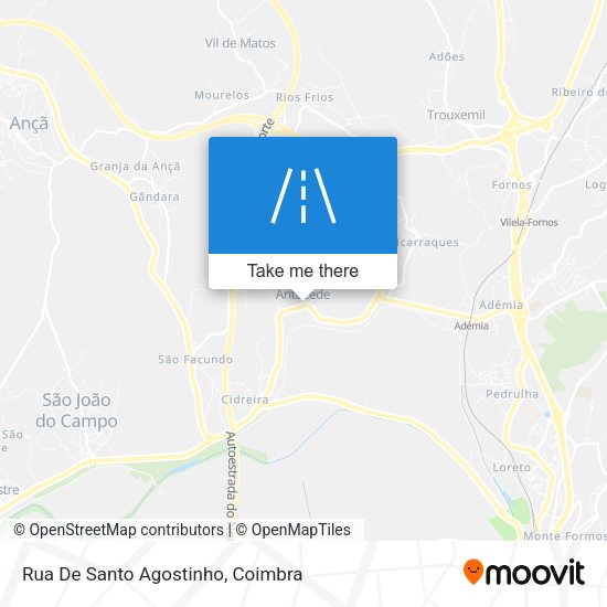Rua De Santo Agostinho map