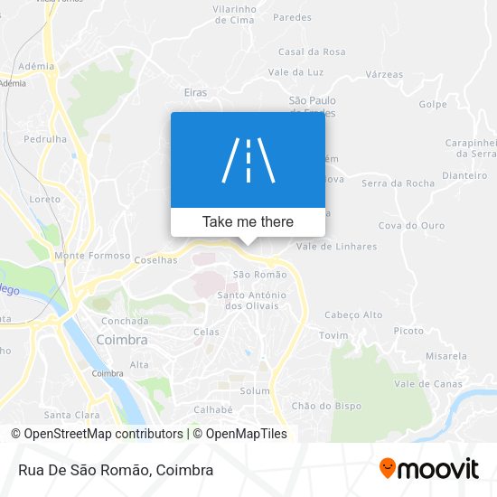 Rua De São Romão map