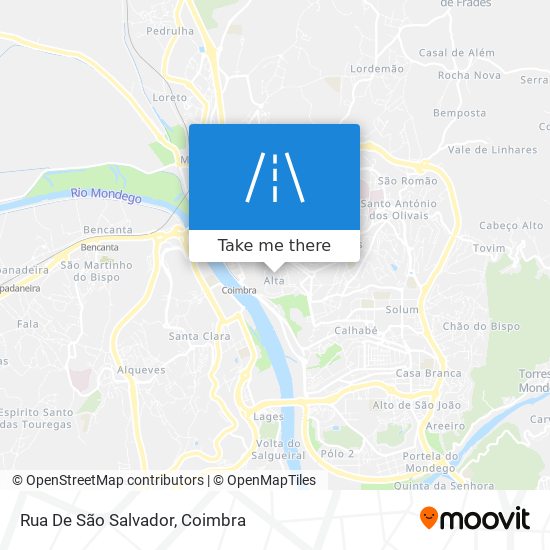 Rua De São Salvador map