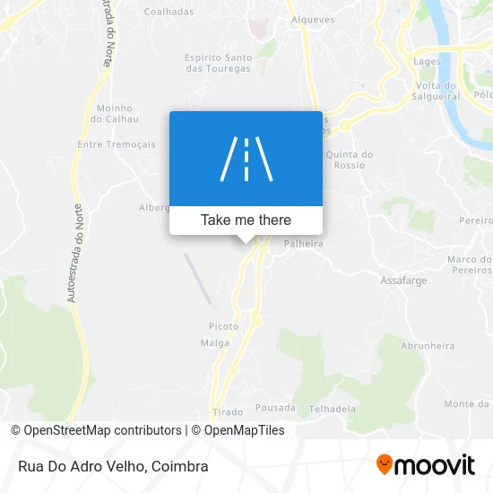 Rua Do Adro Velho map